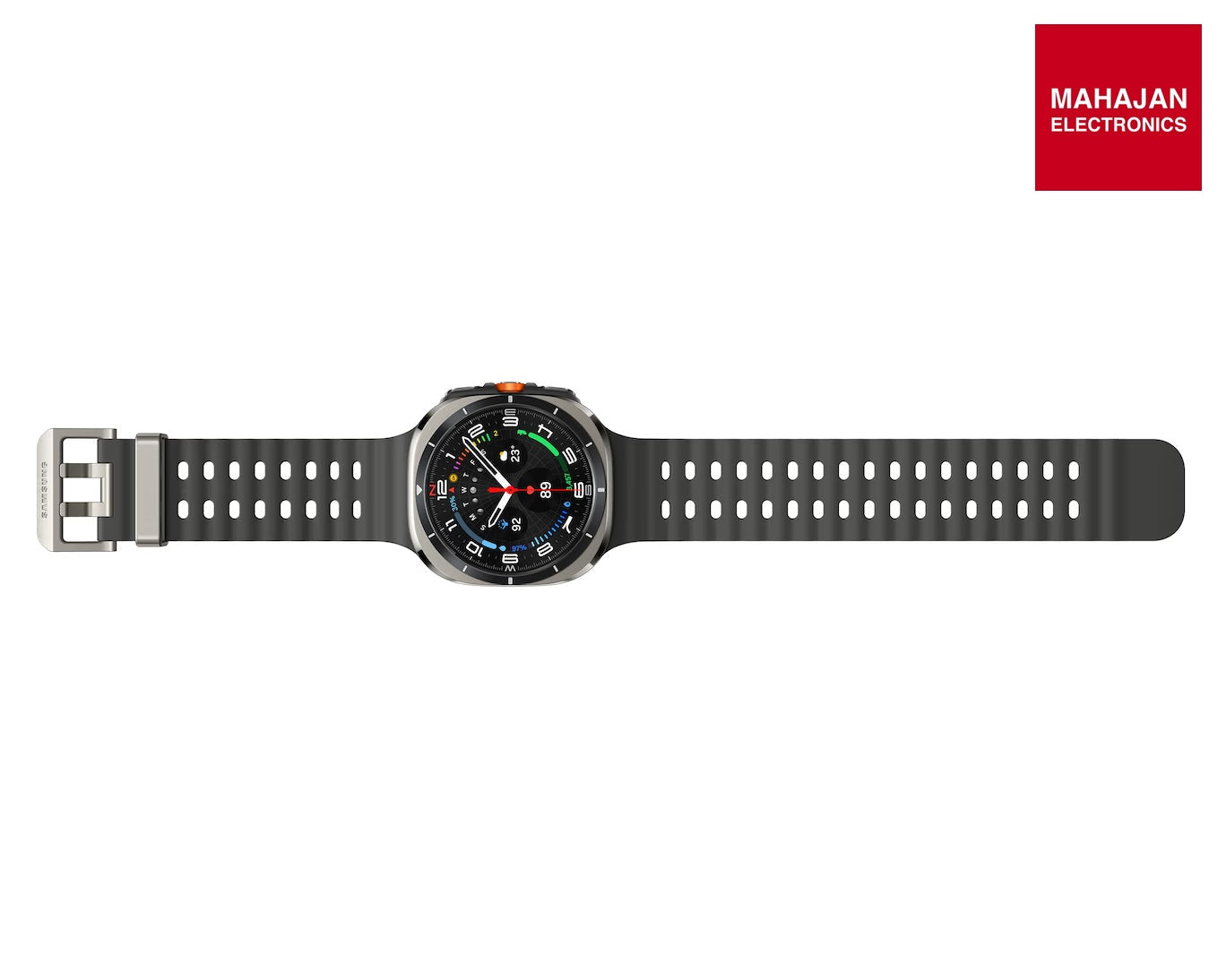 Samsung Galaxy Watch Ultra 2025 (47mm, LTE, Titanium Silver)| Upto 100h Battery| 3nm Processor| Dual GPS| Quick Button/Siren| Sapphire Glass| 10ATM and IP68| BP and ECG Monitor| Energy Score and Ages. Mahajan Electronics Online