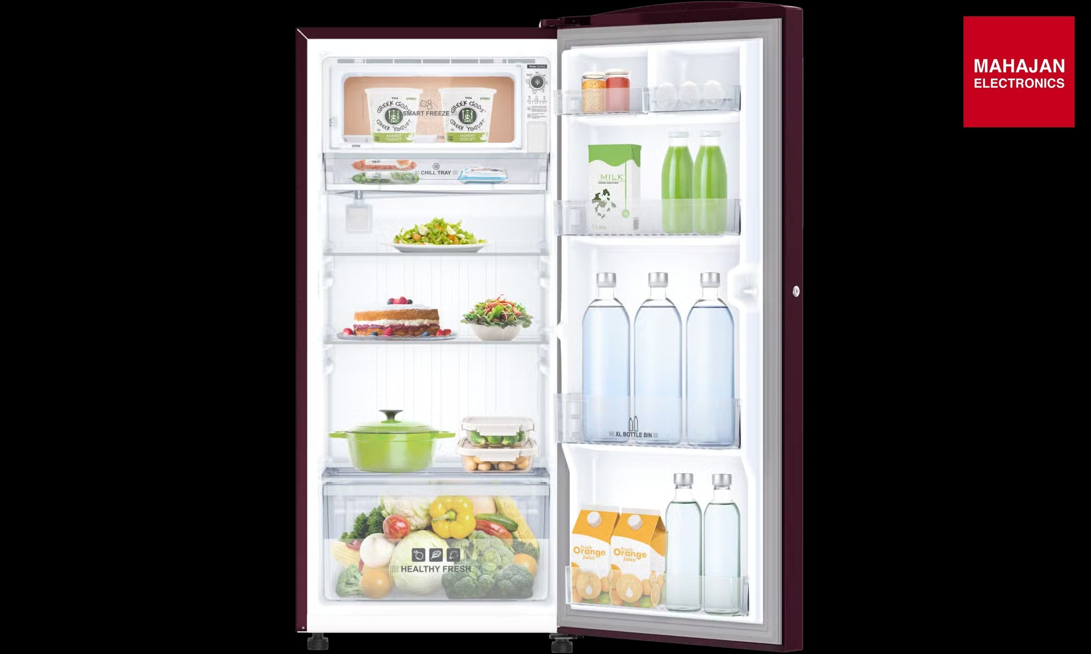 IFB IFBDC-2132FSS 187 L 2 Star Direct Cool Single Door Refrigerator – Fast Ice Making, XL Bottle Bin – Mahajan Electronics Online.