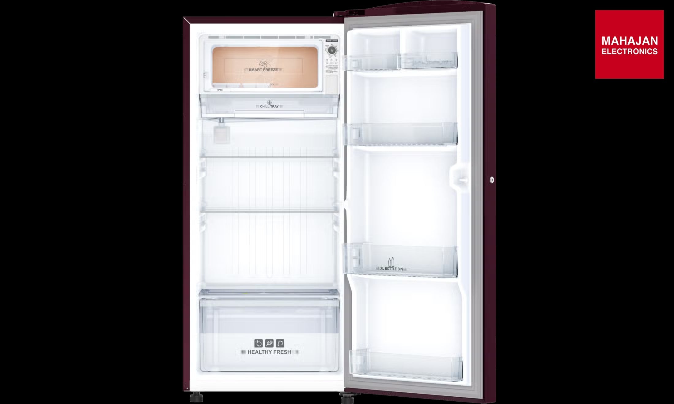 IFB IFBDC-2132FSS 187 L 2 Star Direct Cool Single Door Refrigerator – Fast Ice Making, XL Bottle Bin – Mahajan Electronics Online.