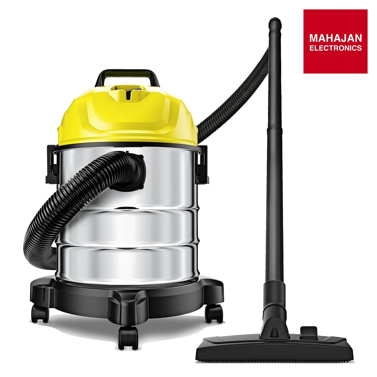 KARCHER WD 1s Classic Kap-Multi-Purpose Vacuum Cleaner, Yellow,18 Liter, Cartridge-Online Mahajan Electronics – Mahajan Electronics Online.