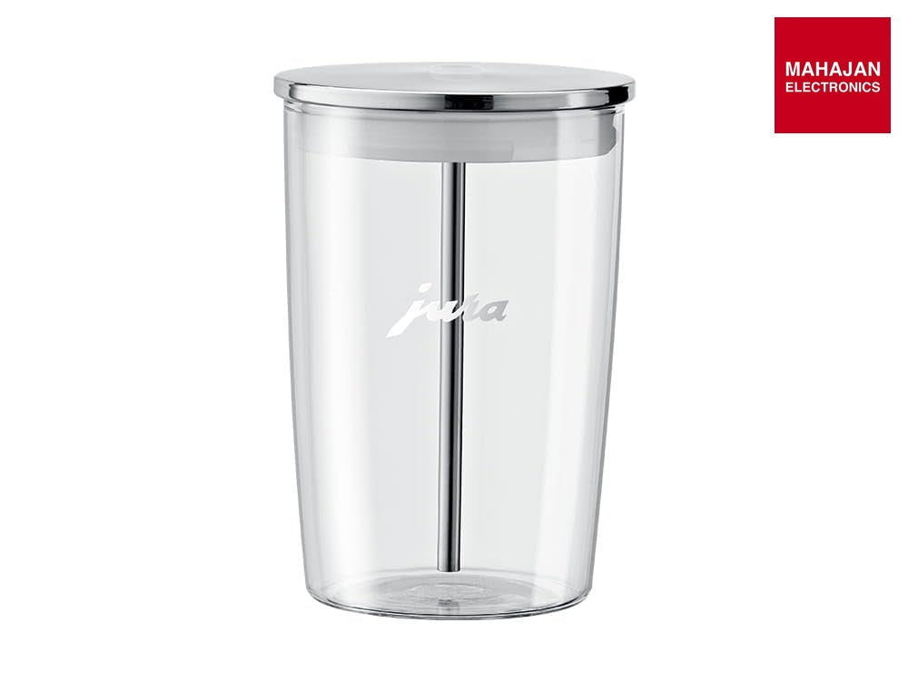 Jura E8 Automatic Coffee Machine (15270, Piano Black) Bundle with Glass Milk Container (2 Items) – Mahajan Electronics Online.