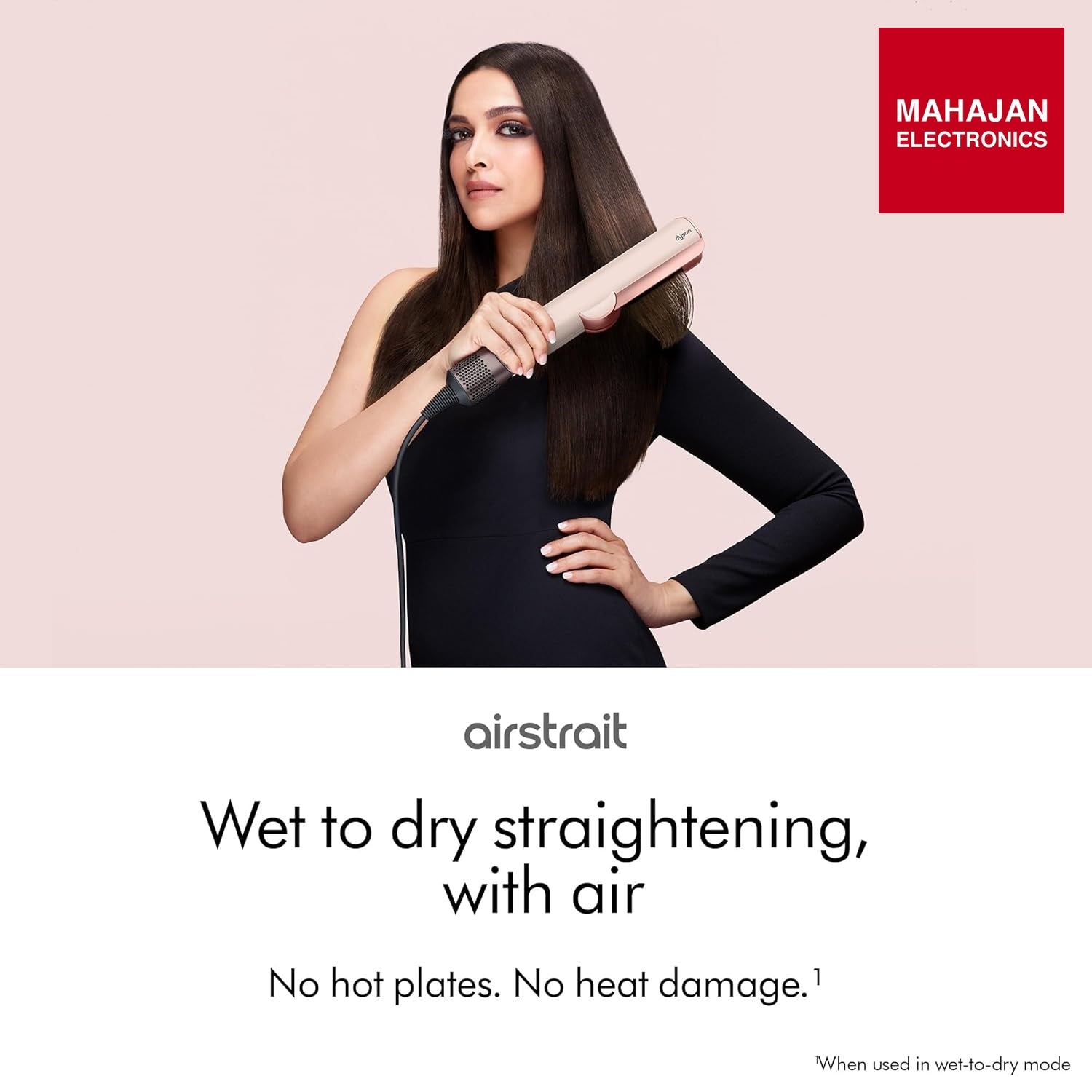 Dyson Airstrait™ Hair Straightener| Wet-to-dry straightener | Straightens with air | No hot plates, no heat – Mahajan Electronics Online.