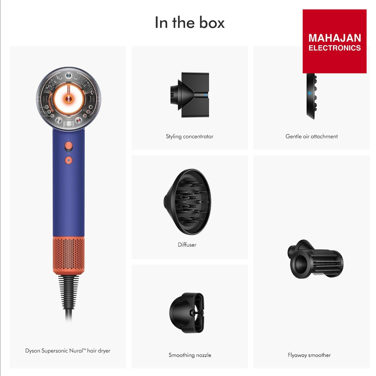Dyson Supersonic Nural™ Intelligent Hair Dryer|Protects Scalp Health|Fast Drying|No Heat Damage|5 – Mahajan Electronics Online.