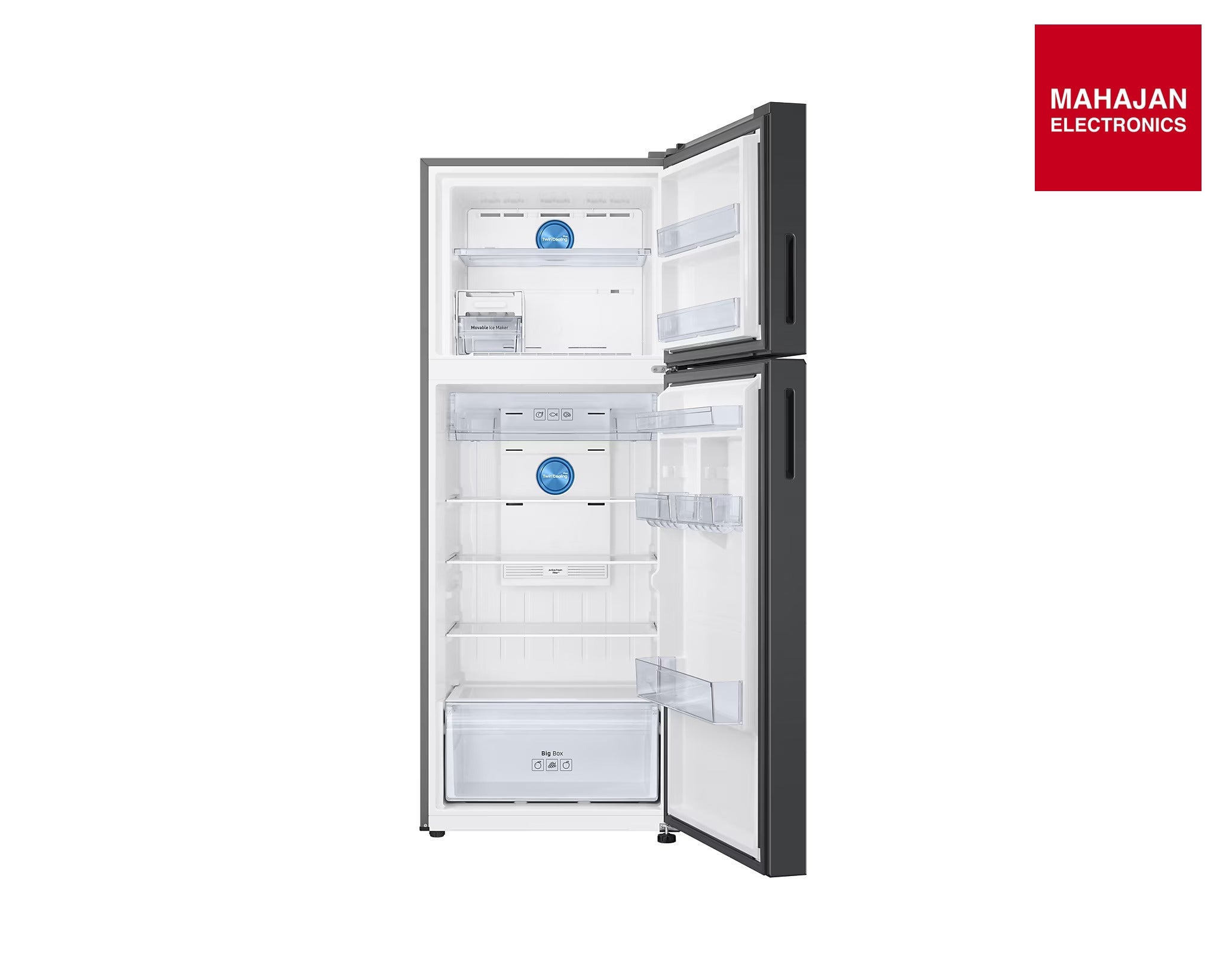 Samsung RT80H51C2FHL 467L (2026 Model) 5-in-1 Convertible Double Door Refrigerator (Black DOI, Twin Cooling – Mahajan Electronics Online.