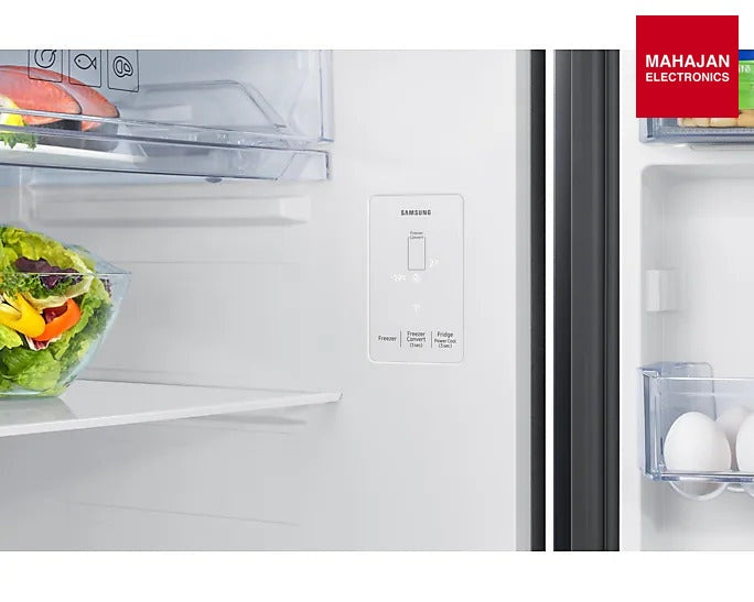Samsung RT80H51C2FHL 467L (2026 Model) 5-in-1 Convertible Double Door Refrigerator (Black DOI, Twin Cooling – Mahajan Electronics Online.