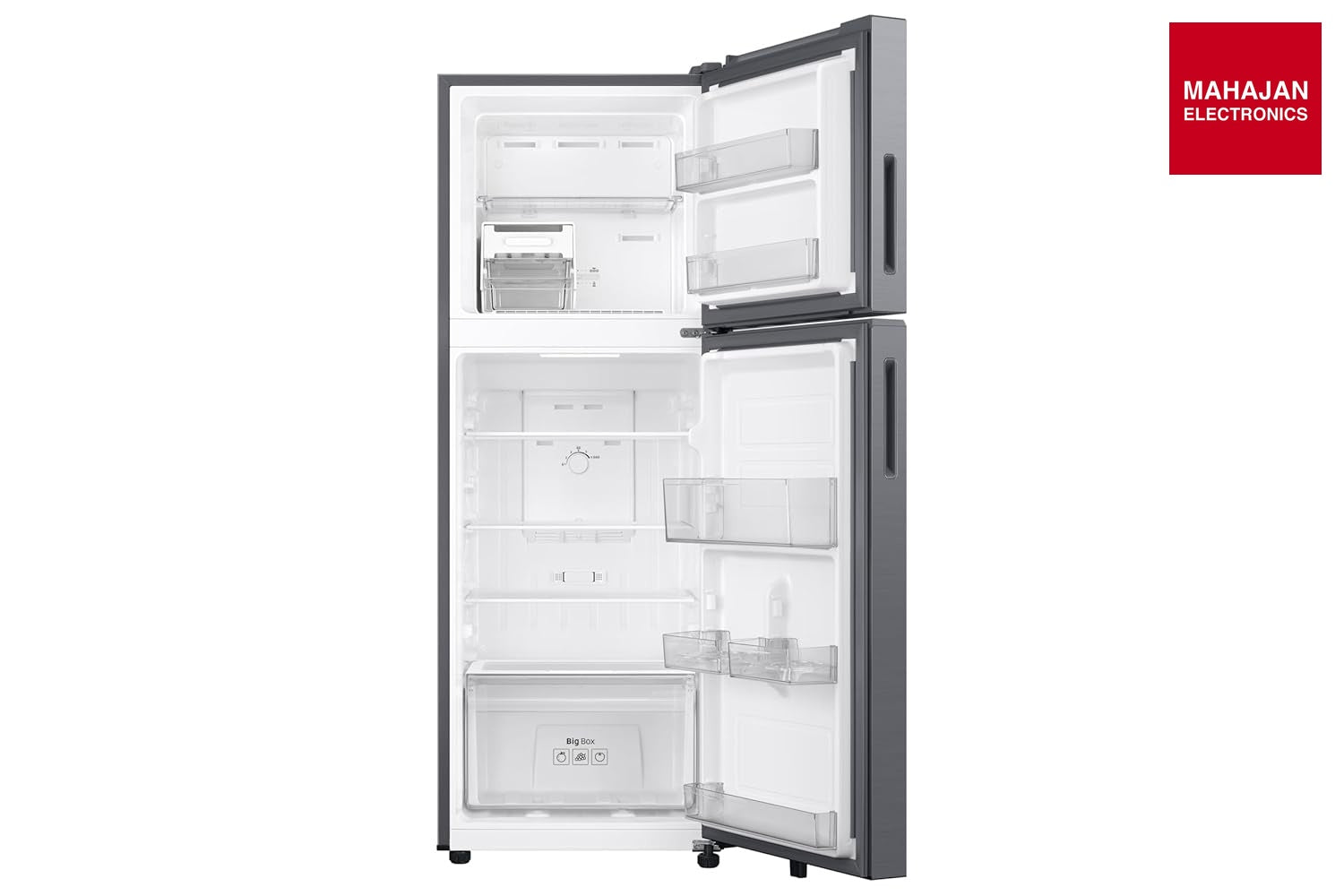 Samsung RT40H30U2KHL 256 L, 2 Star, Digital Inverter, Frost Free Double Door Refrigerator ( luxe black, 2026 – Mahajan Electronics Online.