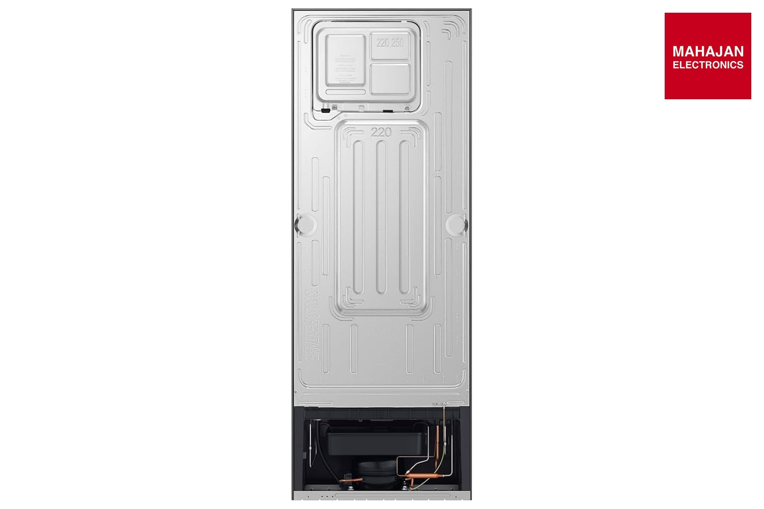 Samsung RT40H30U2KHL 256 L, 2 Star, Digital Inverter, Frost Free Double Door Refrigerator ( luxe black, 2026 – Mahajan Electronics Online.