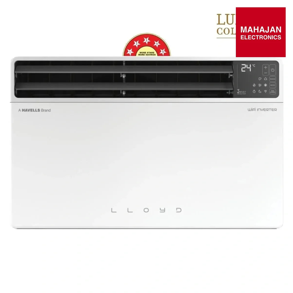 Lloyd GLW18V5AGTPR (2026 MODEL) 1.5 Ton 5 Star Inverter Window AC , Copper Lloyd – Mahajan Electronics Online.