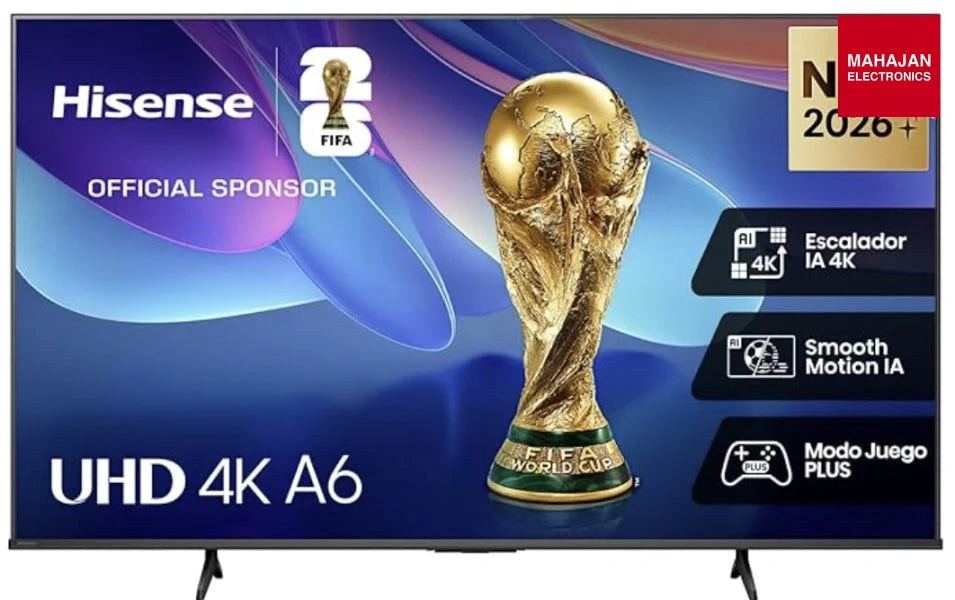 Hisense 43A6S 43 Inch 4K UHD Smart TV with Dolby Vision & 24W Sound – Mahajan Electronics Online.