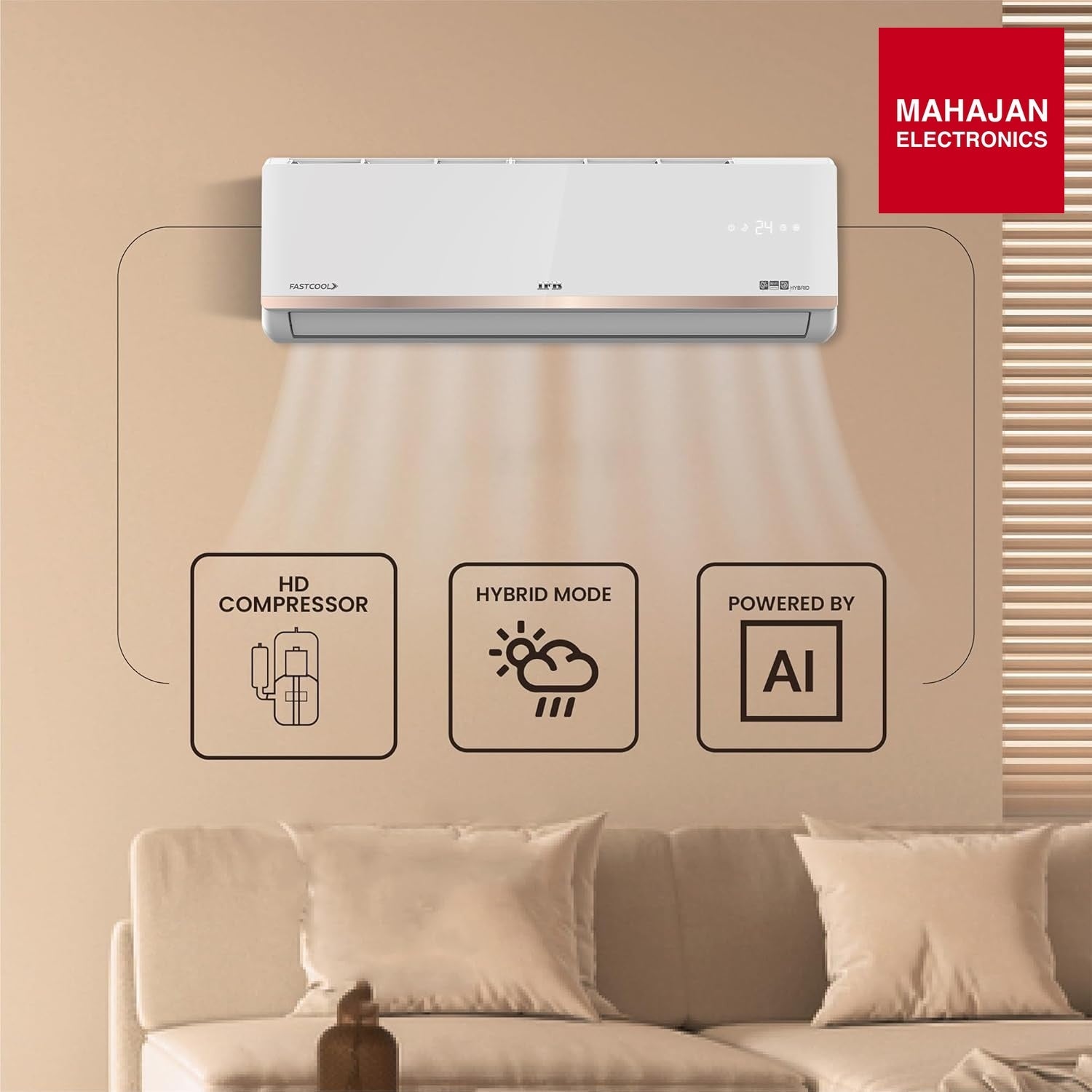 IFB CI205GN32RGM4 1.5 Ton 5 Star Split AC Inverter ( Copper Condenser) – Mahajan Electronics Online.