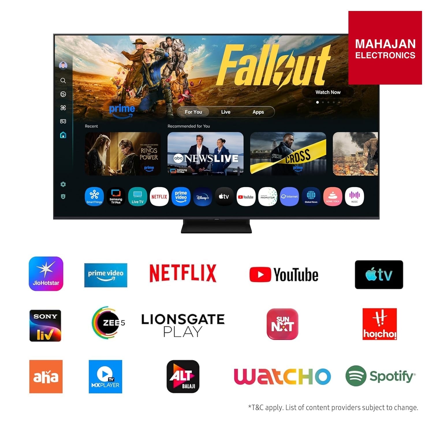 Samsung QA55QN80HAULXL (55 inches) 4K Ultra HD Mini-LED Neo-QLED Smart TV (Titan Black) – Mahajan Electronics Online.
