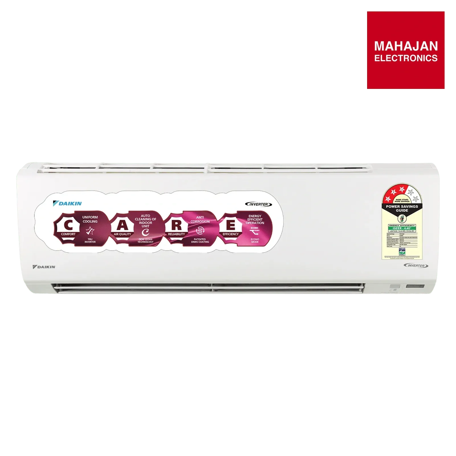 Daikin FTKL50XV16VAA 1.5 Ton 3 Star Inverter Split AC | Copper Condenser | PM2.5 Filter | Dew Clean – Mahajan Electronics Online.