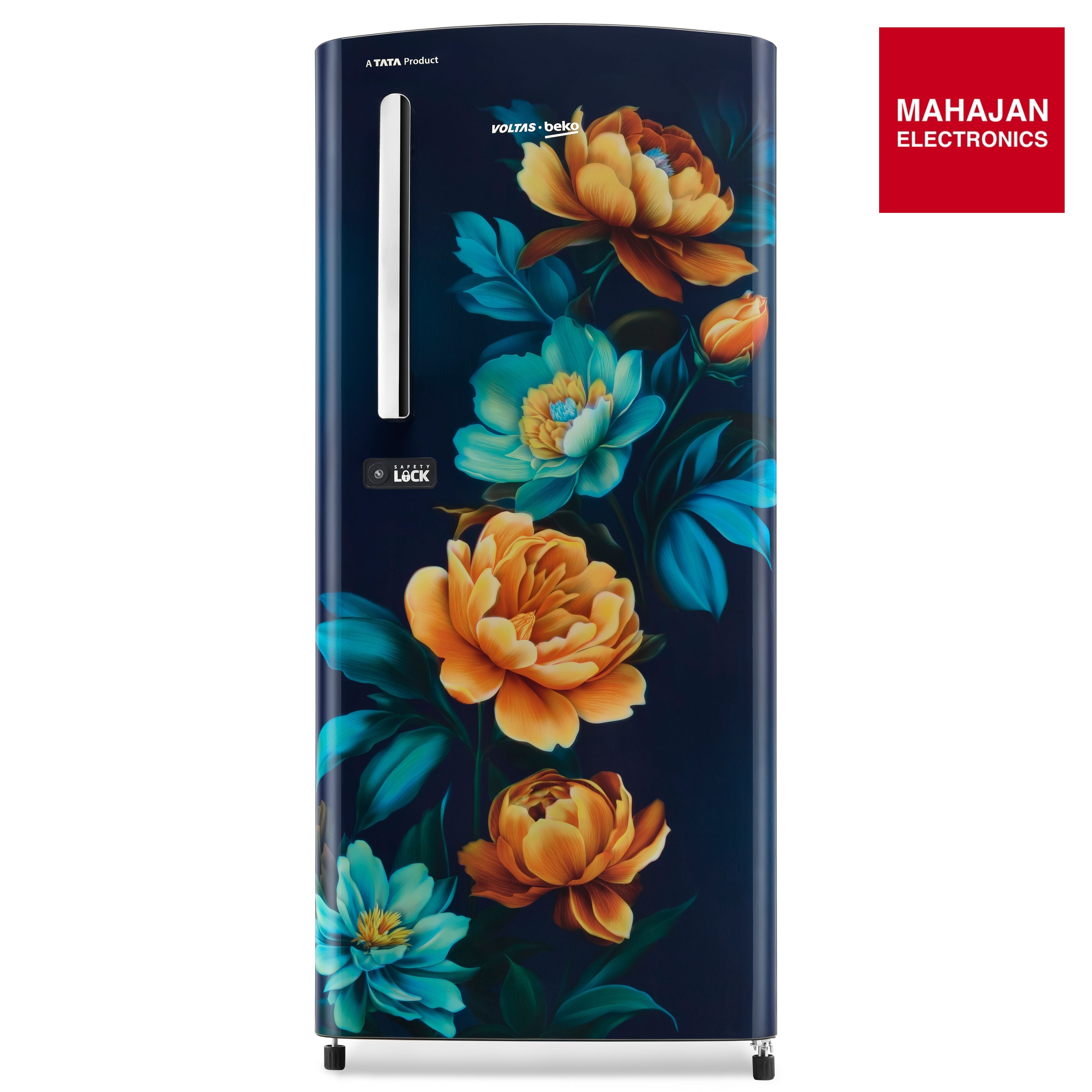 Voltas beko RDC220B / 3S0BTE0M0000GD 185 L, 3 Star, Direct Cool Single Door Refrigerator Tropical Blue – Mahajan Electronics Online.