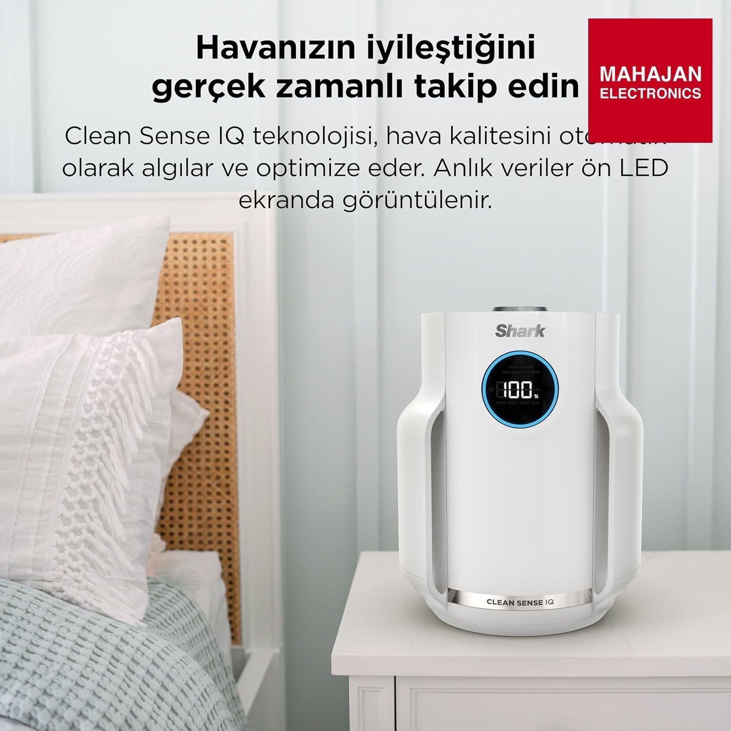 Shark HP072EU NeverChange Air Purifier for up to 5 Years for Home, 23 sq ft Coverage, Compact Air Purifier – Mahajan Electronics Online.