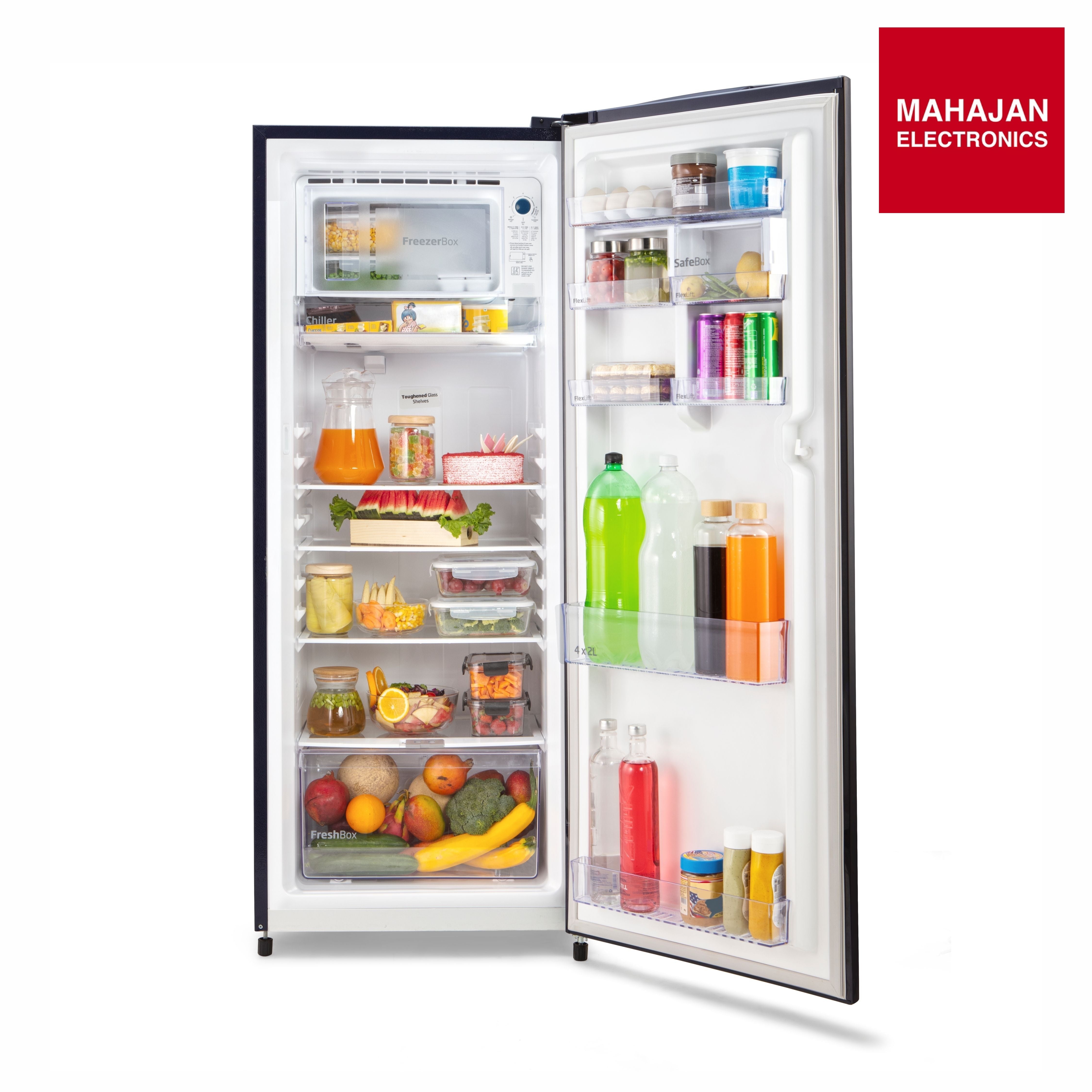 Voltas Beko VOLTBEK - RDC220A/4W0BWE0M0000GD 185L 4 Star Single Door Refrigerator Bonita Wine, | Direct Cool – Mahajan Electronics Online.