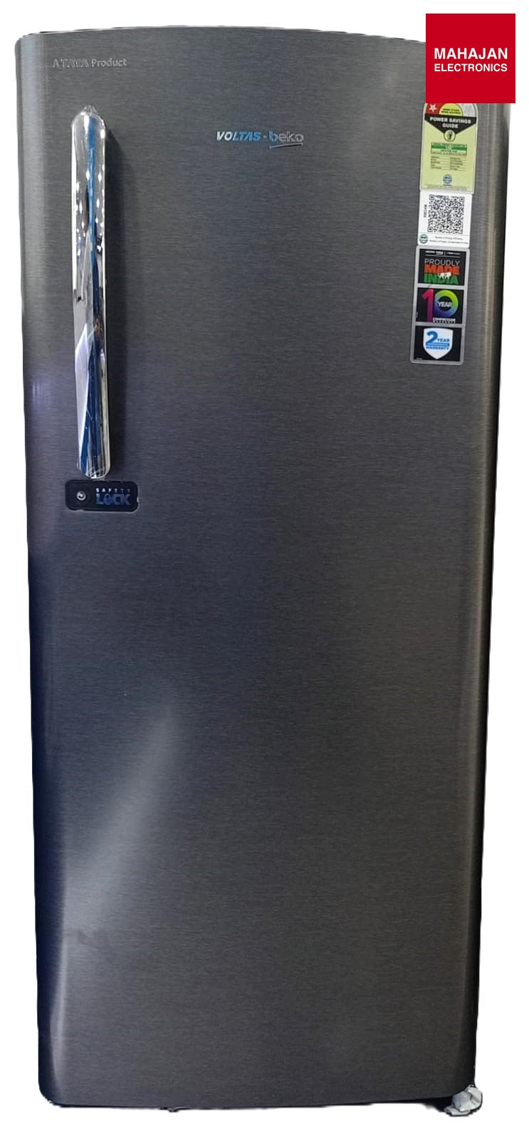 Voltas Beko RDC245B / 3W0XGE0M000UGD 210 L 3 Star Single Door Refrigerator (Dark Grey) | Direct Cool | Fresh – Mahajan Electronics Online.