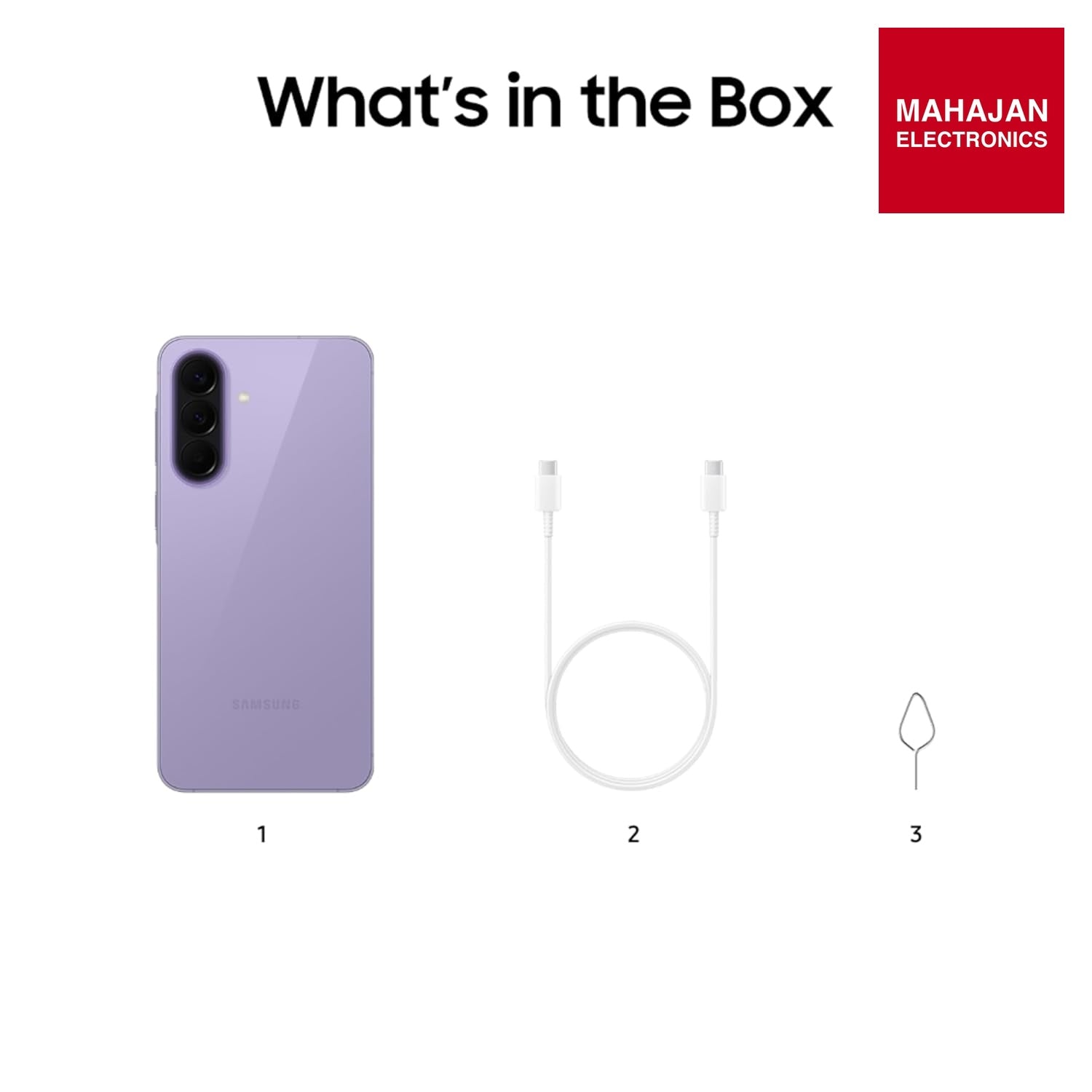 Samsung Galaxy A57 5G (Awesome Lilac, 12GB RAM, 256GB Storage), Agentic AI, Triple Camera with Nightography – Mahajan Electronics Online.