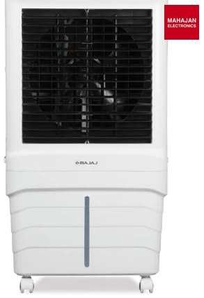 Bajaj Shield Series Elevate 96 Desert Air Cooler 96 Litres, White, DuraTuff Motor – Mahajan Electronics Online.