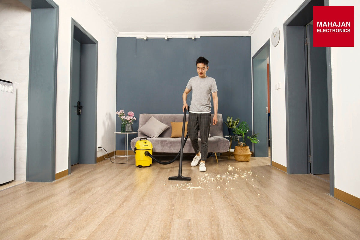 KARCHER WD 1 CLASSIC Kap-Multi-Purpose Vacuum Cleaner, Yellow,15 Liter, Cartridge-Online Mahajan Electronics – Mahajan Electronics Online.