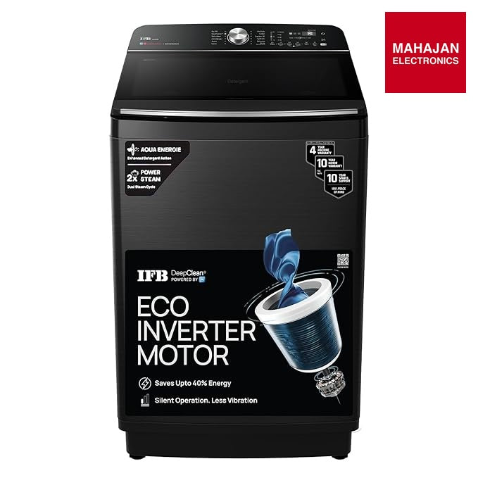 IFB TL121BL4SWID 12 Kg 5 Star AI Powered DeepClean® Technology Fully Automatic Top Load Washing Machine with – Mahajan Electronics Online.