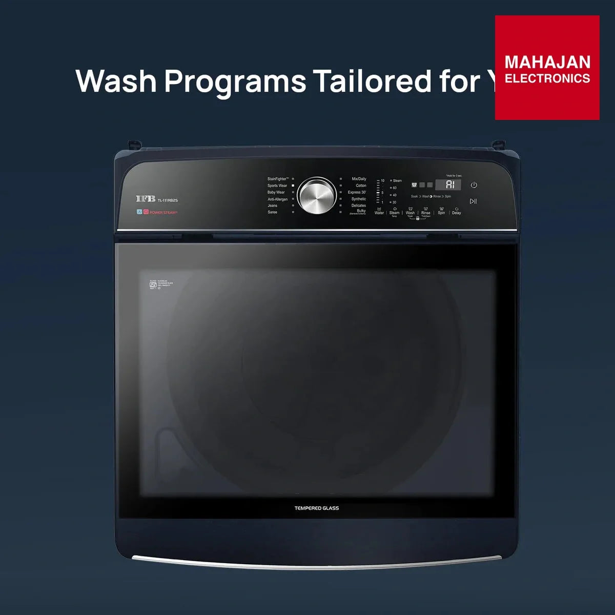 IFB TL111RB2SID 11Kg 5 Star Inverter Fully Automatic Top Load Washing Machine (DeepClean, Power Steam With In – Mahajan Electronics Online.