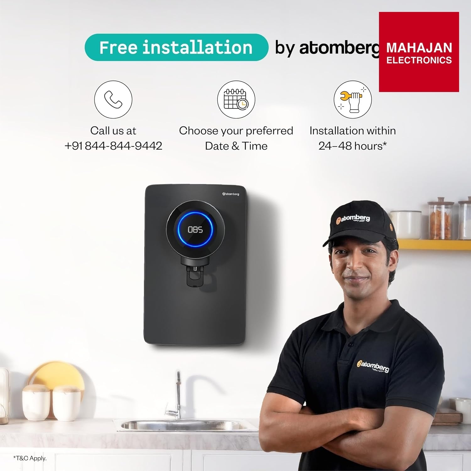 Atomberg Intellon RO Water Purifier 8L – Mahajan Electronics Online.