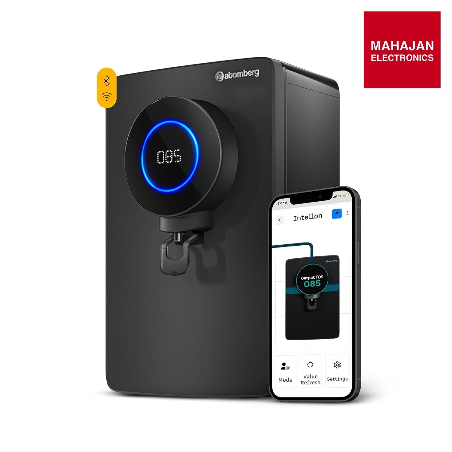 Atomberg Intellon RO Water Purifier 8L – Mahajan Electronics Online.