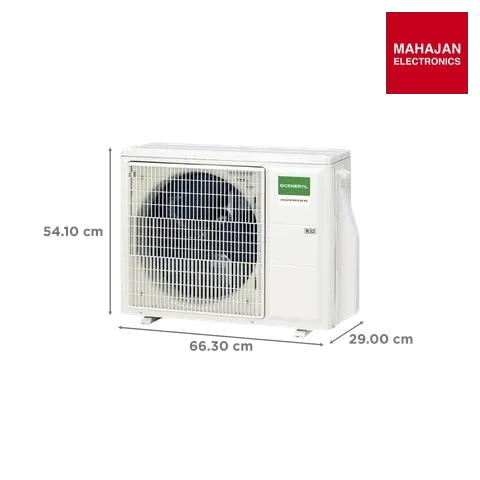 O General ASGG18CPWA-B 1.5 Ton 3 Star Inverter Split AC 2026 (Copper, Hyper Tropical Rotary Compressor, R32 – Mahajan Electronics Online.