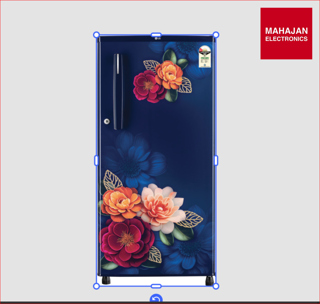 LG GLD1915WOBK 185 L Single Door Refrigerator with Toughened Glass Shelves, Direct Cool, Blue klase, 1 Star – Mahajan Electronics Online.
