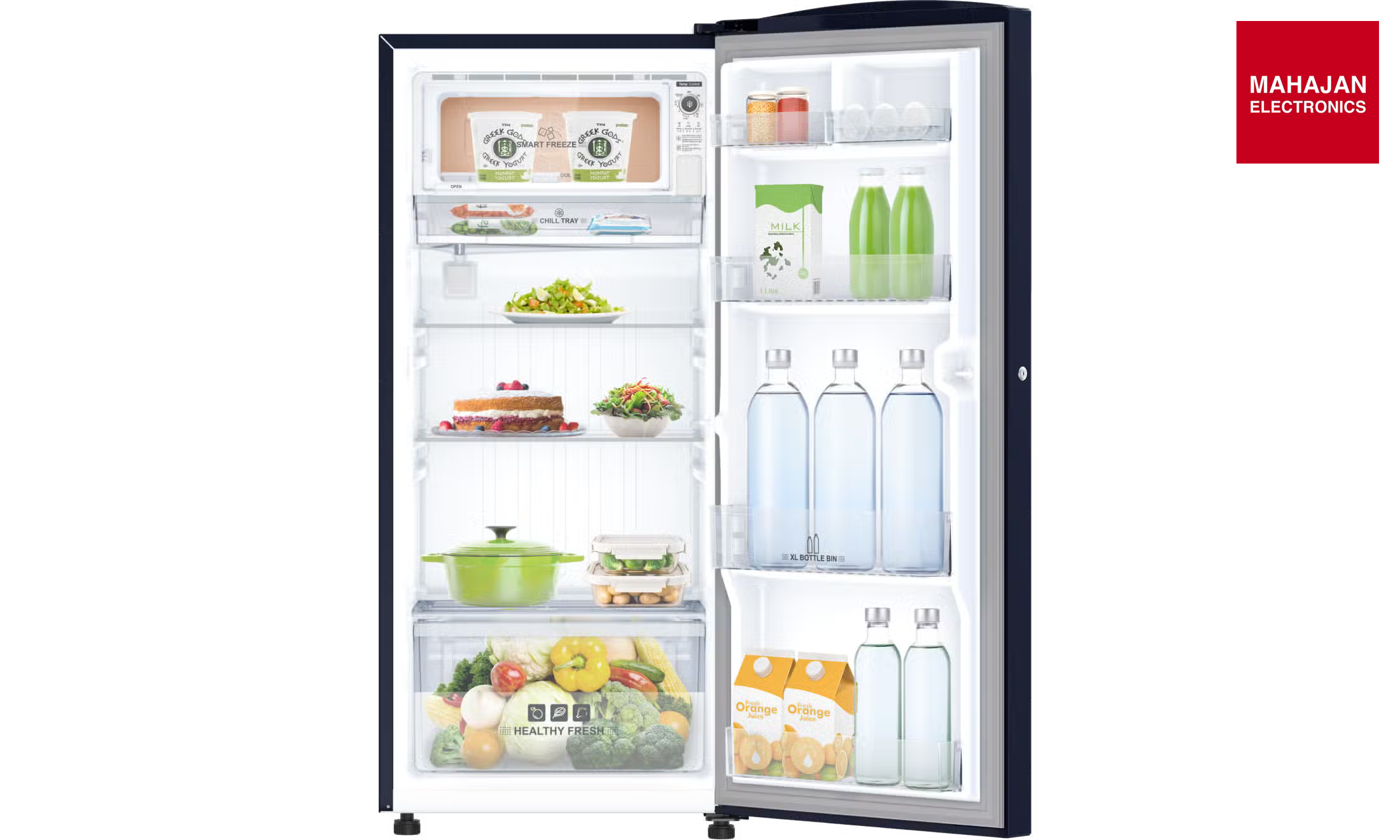 IFB IFBDC-213BFCS 187 L 2 Star Direct Cool Single Door Refrigerator XL Bottle Bin,Cobalt Blue – Mahajan Electronics Online.