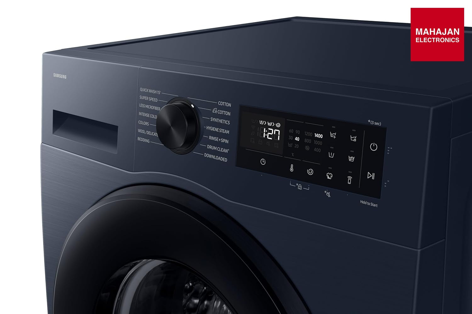 Samsung WW90DG5U24ASTL 9 kg, 5star, Super Speed, Wi-Fi, Hygiene Steam with Inbuilt Heater, Digital Inverter – Mahajan Electronics Online.