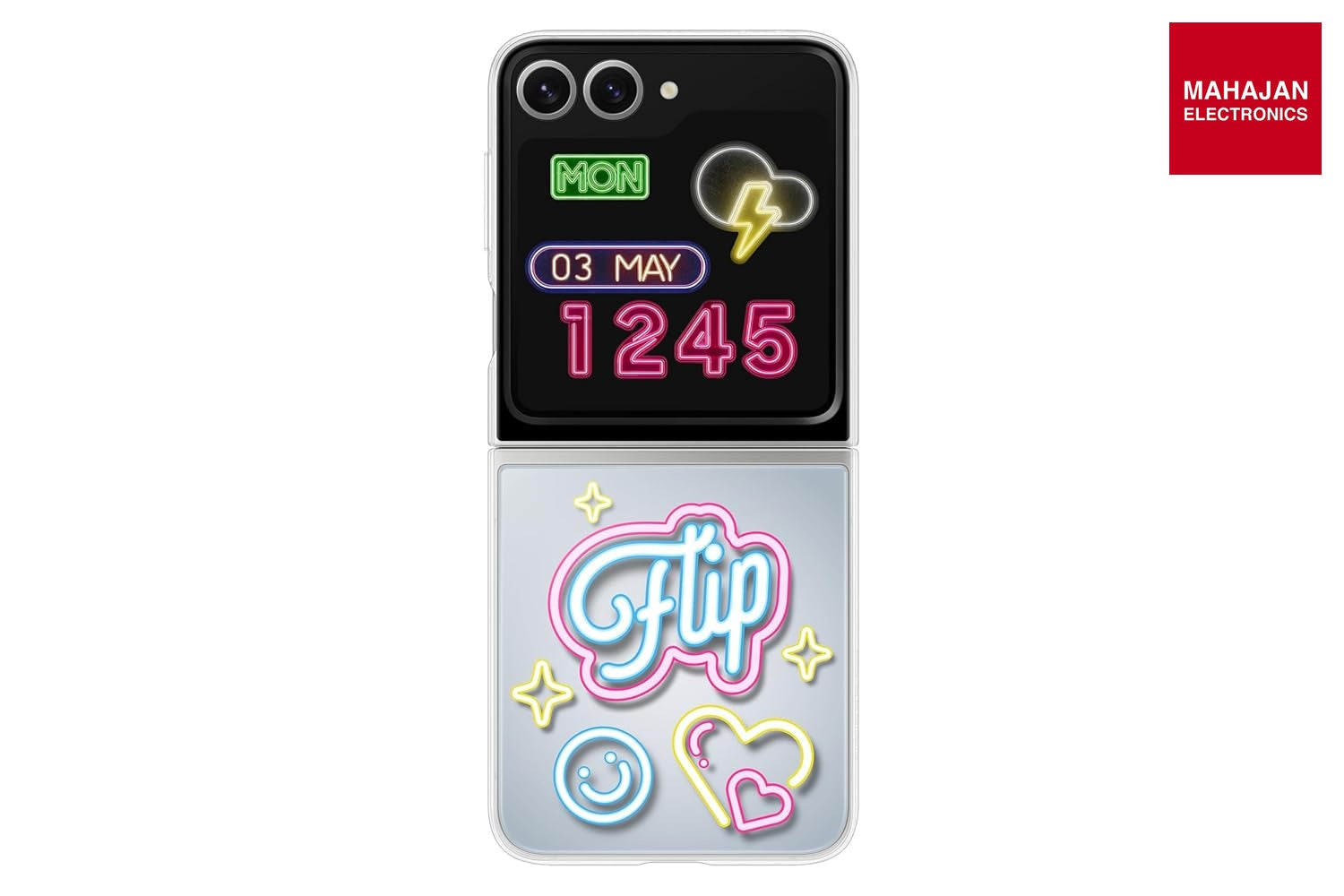Samsung Galaxy Z Flip6 Flipsuit Case - Neon Card, Gray – Mahajan Electronics Online.