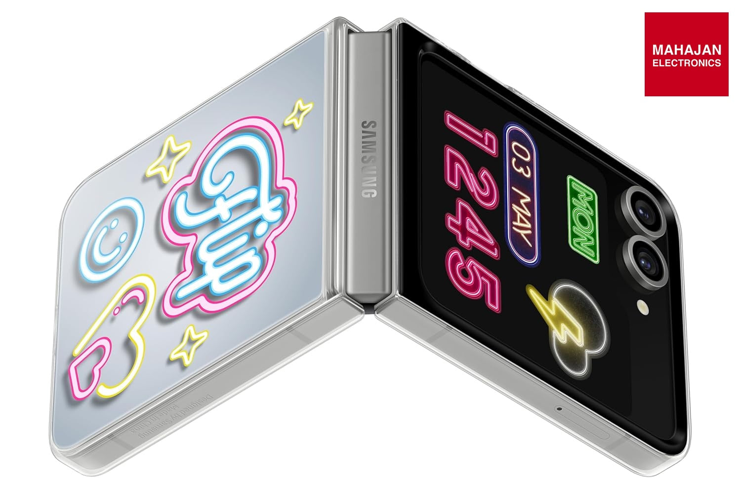 Samsung Galaxy Z Flip6 Flipsuit Case - Neon Card, Gray – Mahajan Electronics Online.