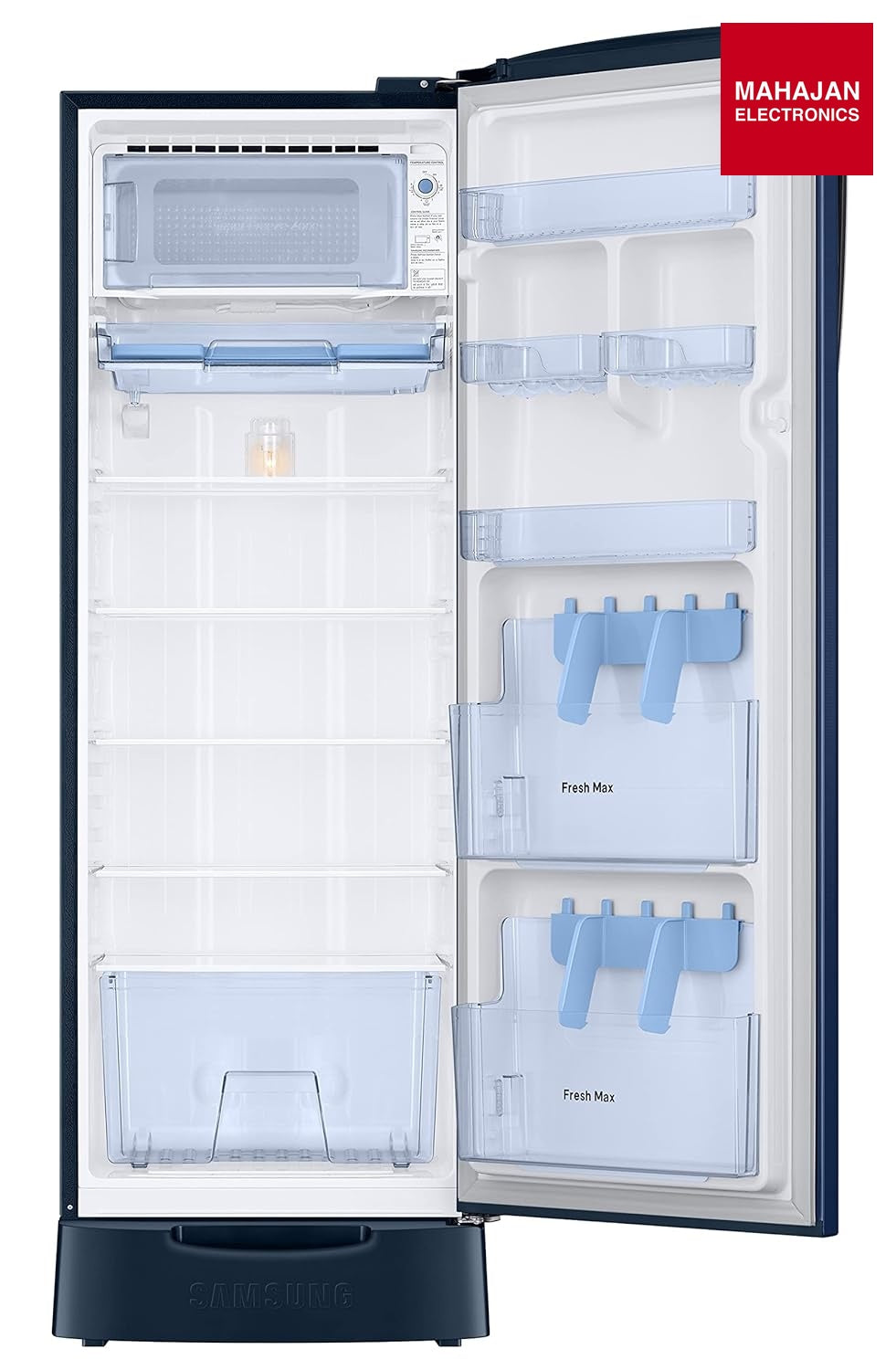 Samsung RR26C3893CU/HL 246L 3 Star Inverter Direct-Cool Single Door Refrigerator Appliance (Camellia Blue) – Mahajan Electronics Online.