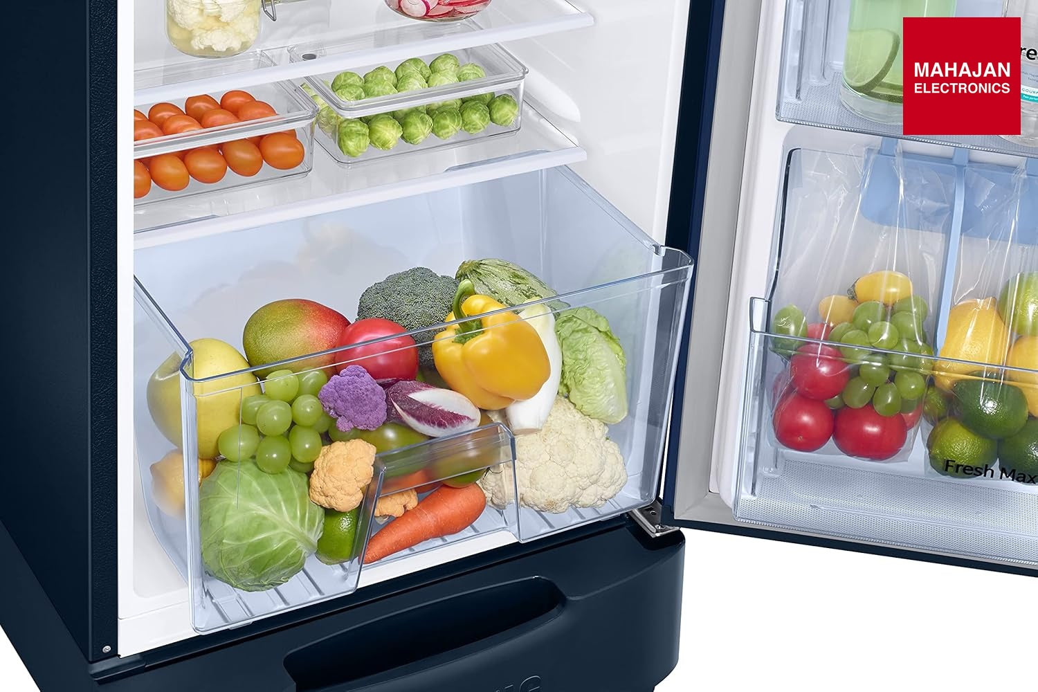 Samsung RR26C3893CU/HL 246L 3 Star Inverter Direct-Cool Single Door Refrigerator Appliance (Camellia Blue) – Mahajan Electronics Online.
