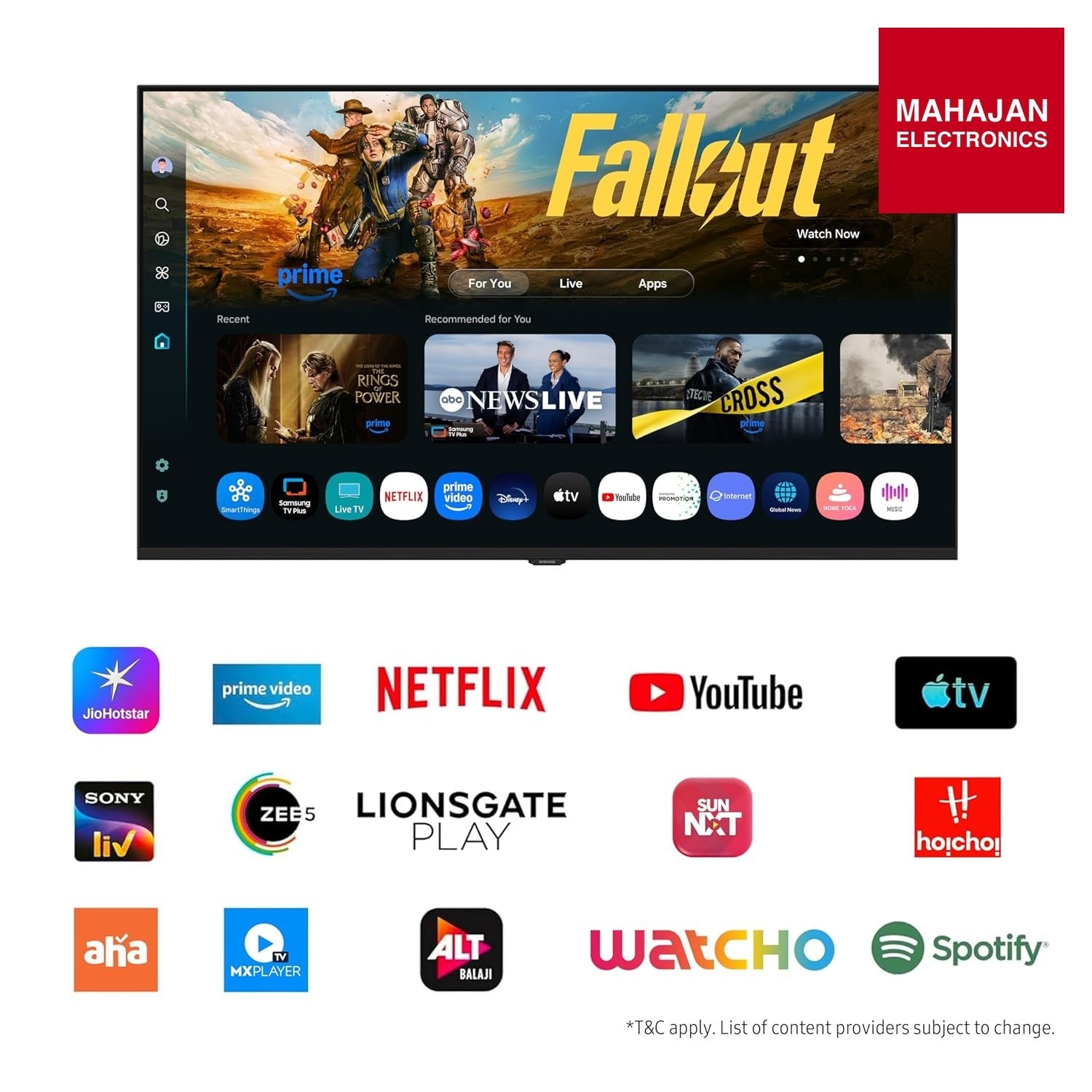 Samsung UA43F5500FUXXL 108 cm (43 inches) FHD Smart LED TV – Mahajan Electronics Online.