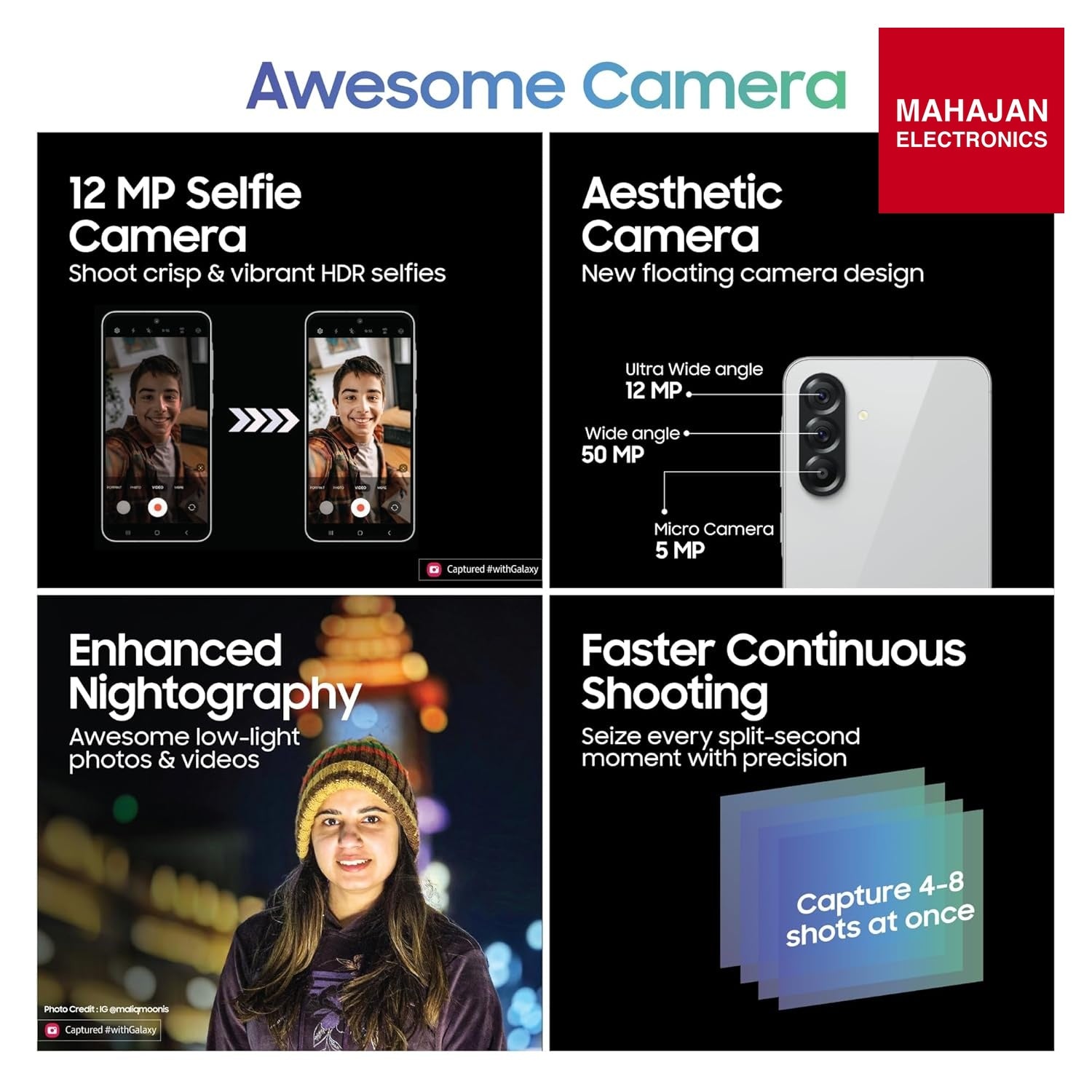 Samsung Galaxy A56 5G (Awesome Light Gray, 12GB, 256GB) – Mahajan Electronics Online.
