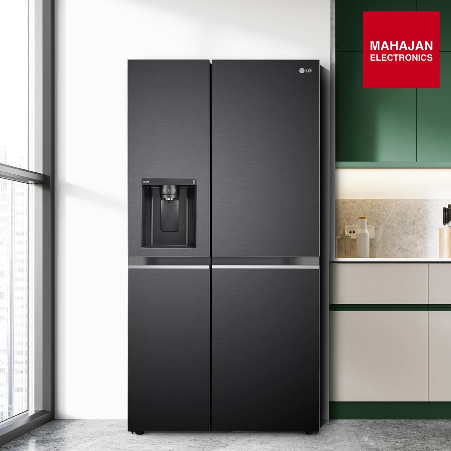 LG GL-L257CMC3 630 L, 3 Star, Frost-Free, Double Door, Door Cooling+, Hygiene Fresh+, Smart Inverter, Wi-Fi – Mahajan Electronics Online.