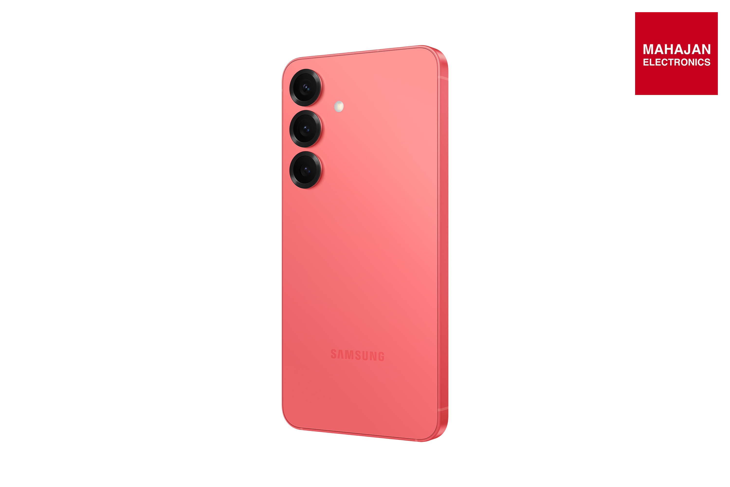 Samsung Galaxy S25 5G AI Smartphone (Coralred, 12GB RAM, 256GB Storage), 50MP Camera with Galaxy AI – Mahajan Electronics Online.