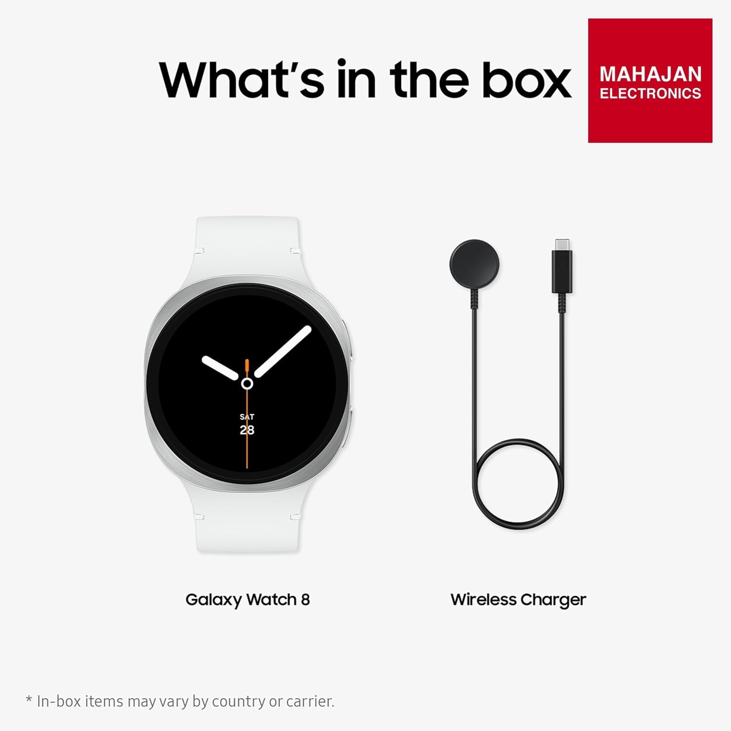 Samsung Galaxy Watch8 (44mm, LTE, Silver) with 3nm Processor | Dual GPS | Sapphire Glass & Armor Aluminum – Mahajan Electronics Online.