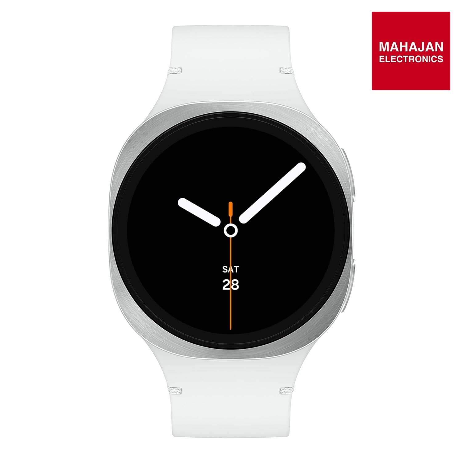 Samsung Galaxy Watch8 (44mm, LTE, Silver) with 3nm Processor | Dual GPS | Sapphire Glass & Armor Aluminum – Mahajan Electronics Online.