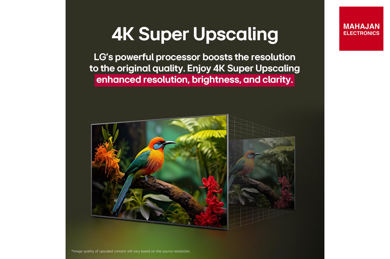 LG UHD 75NANO83A6A 75” Nano cell α7 Gen8 AI Processor 4K, 60Hz Native Refresh Rate – Mahajan Electronics Online.