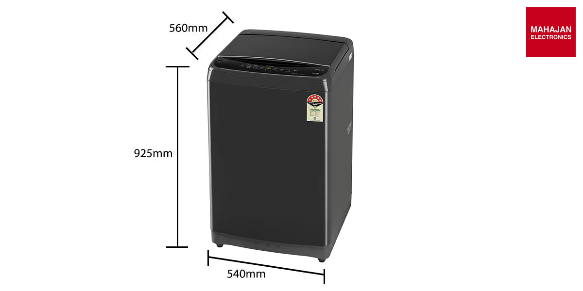 LG T80V4MB1S 8Kg Top Load Washing Machine with In-Built Heater, Jet Spray+, TurboDrum & Wi-Fi (Middle Black) – Mahajan Electronics Online.