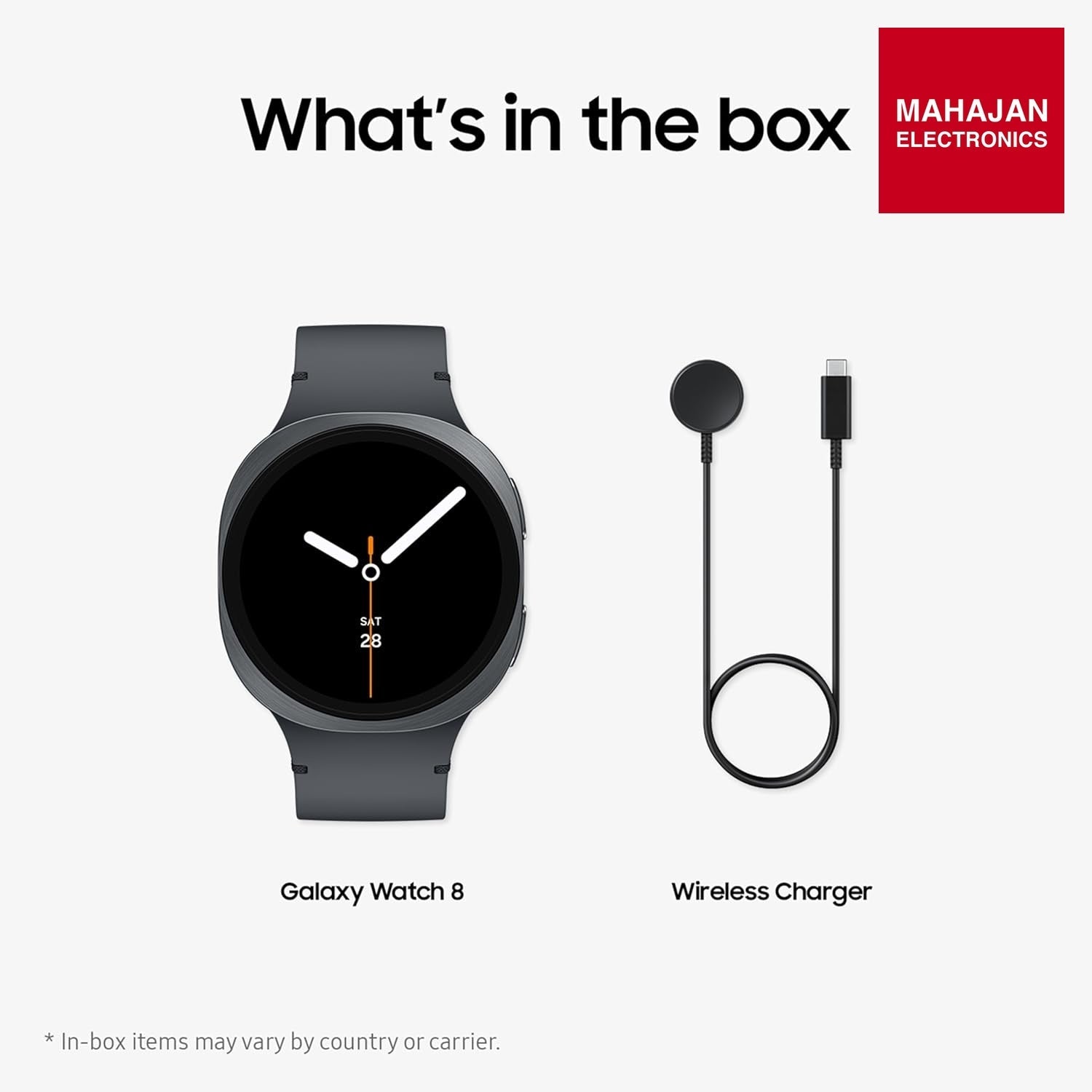 Samsung Galaxy Watch8 (40mm, Bluetooth, Graphite) with 3nm Processor | Dual GPS | Sapphire Glass & Armor – Mahajan Electronics Online.