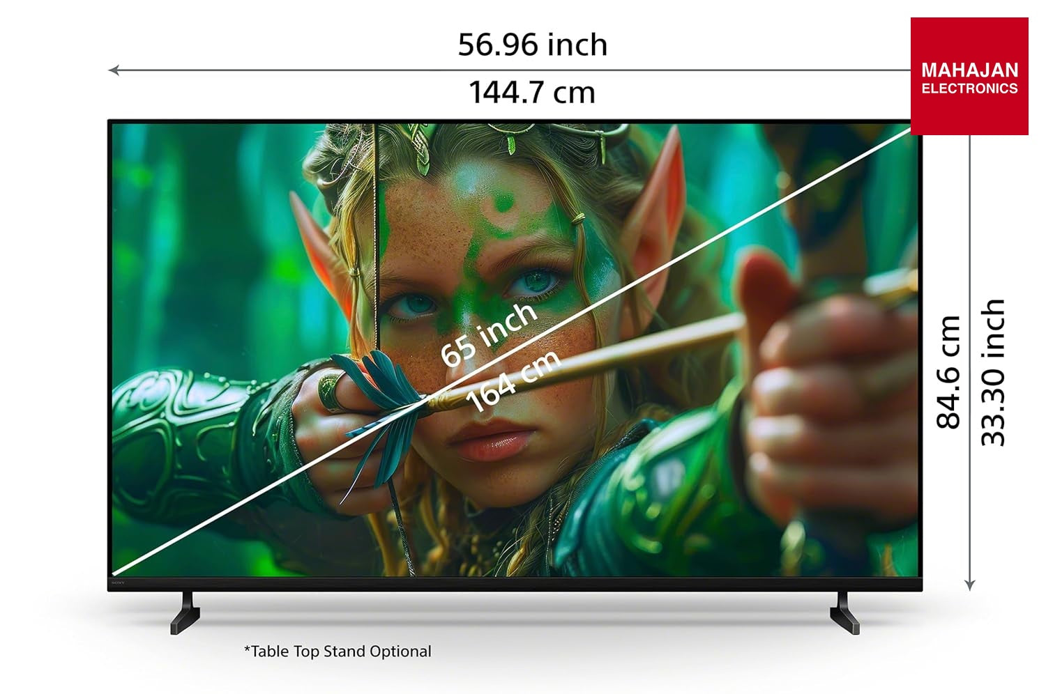 Sony K-65S25M2 65 Inch 4K Ultra HD Smart LED Google TV (BRAVIA 2M2 Series) with Dolby Atmos, 4K Processor X1 – Mahajan Electronics Online.