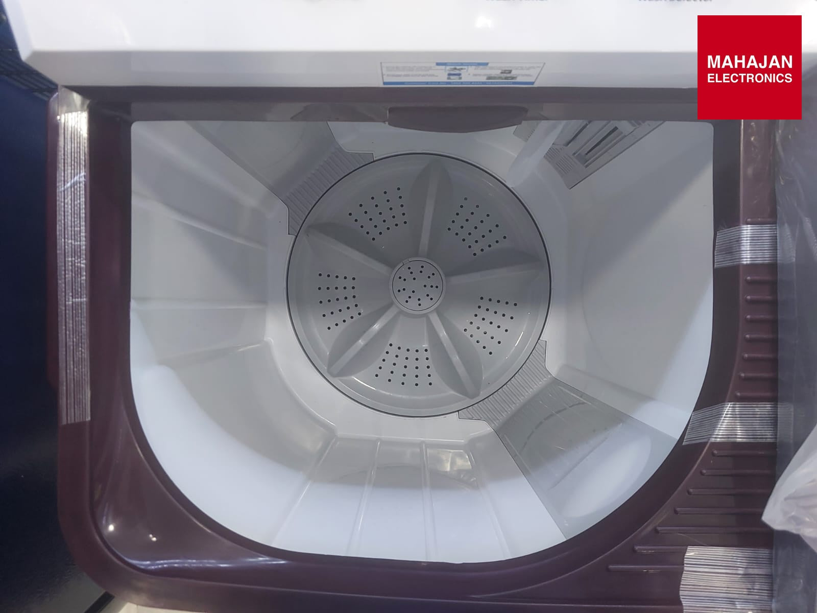 Voltas Beko WTT80UHA/BRSSWH5PODE 8 kg Semi Automatic Top Load Washing Machine Burgundy – Mahajan Electronics Online.