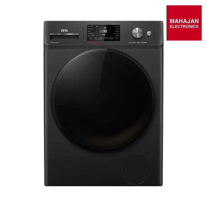 IFB Elite BXN 7012HK CMS Front Load Washing Machine 7 kg | 1200 | Black Hairline Finish – Mahajan Electronics Online.