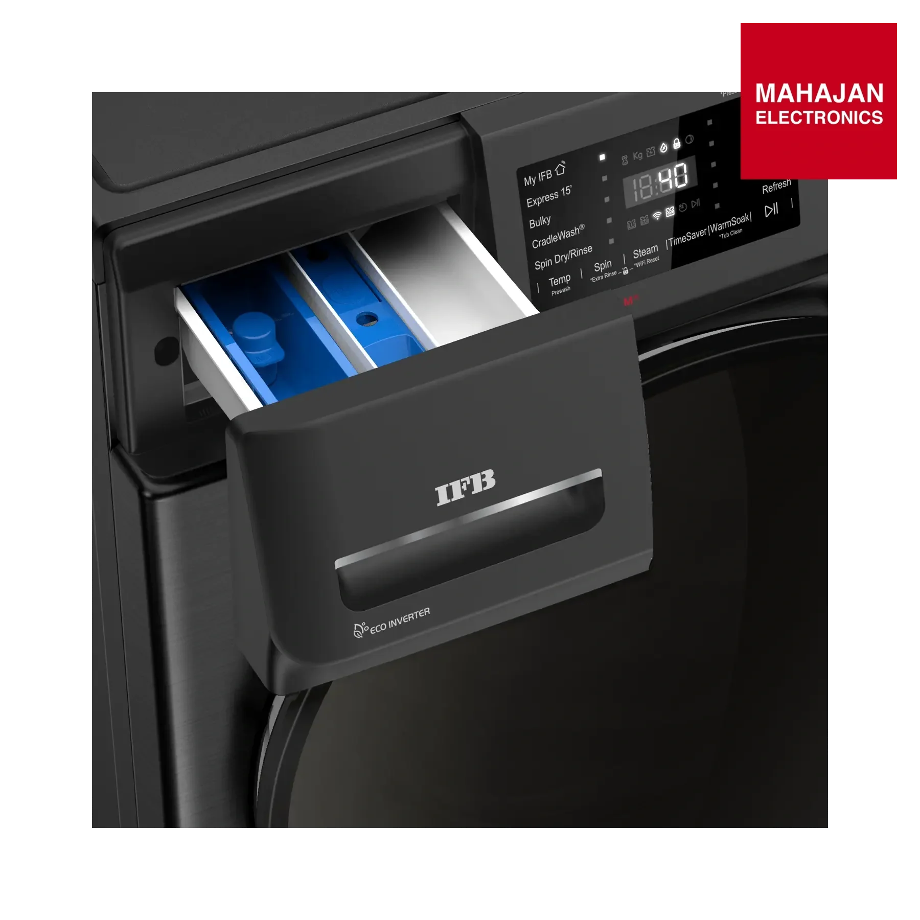 IFB Elite BXN 7012HK CMS Front Load Washing Machine 7 kg | 1200 | Black Hairline Finish – Mahajan Electronics Online.