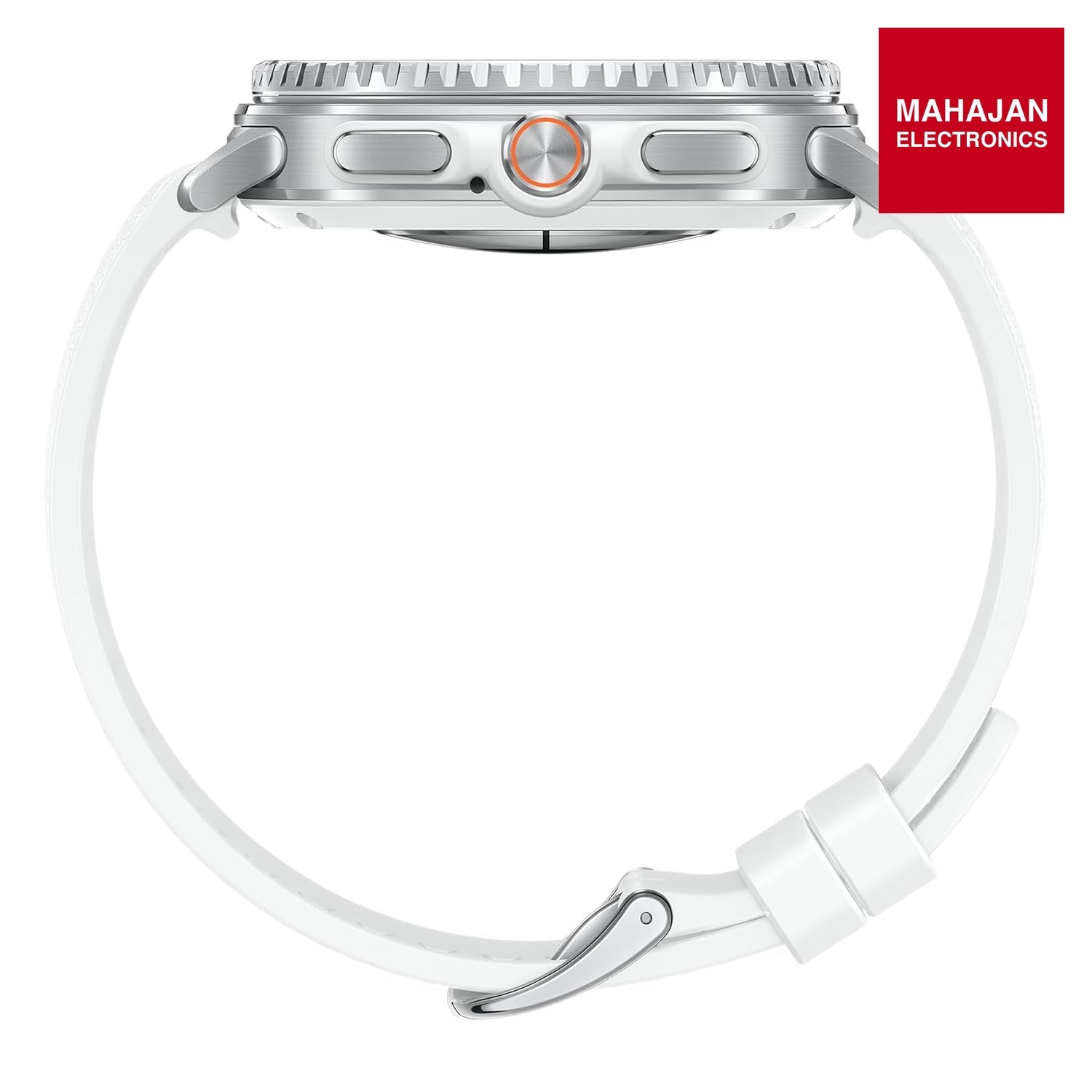 Samsung Galaxy Watch8 Classic (46mm LTE, White) with 3nm Processor – Mahajan Electronics Online.