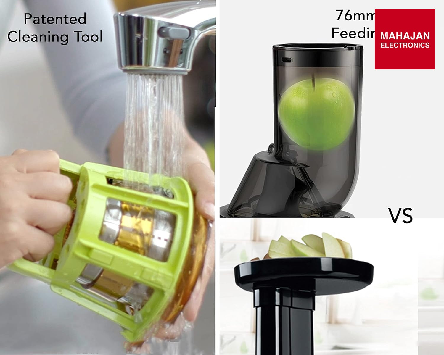 Kuvings B1700 Phantom Black Cold Press Whole Slow Juicer, Patented JMCS Technology for 10% More Juice – Mahajan Electronics Online.